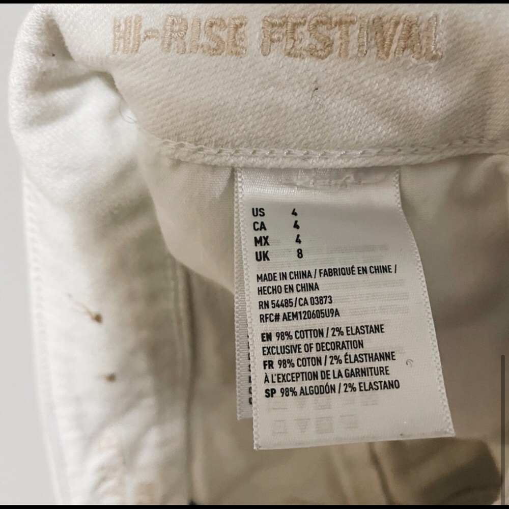 american eagle high rise jean shorts - Picture 6 of 6